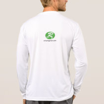 Logarun White Long Sleeve Performance T-Shirt t-shirts