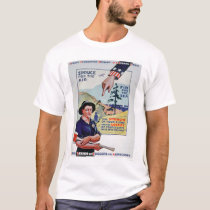 Loggers and Lumbermen Aid the War Effort (US02118) t-shirts