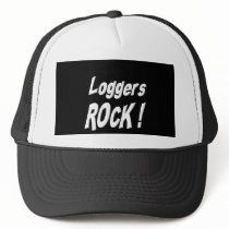 Loggers Rock! Hat by TShirtDotCom Loggers Rock! Hat