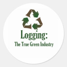 Logging: Green Industry Stickers