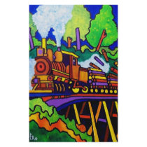 Logging Train stationery