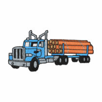 Logging Truck embroidered shirts by ZazzleEmbroidery Logging Truck embroidered shirts