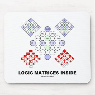 Logic Matrices Inside (Boolean Logic) Mousepad