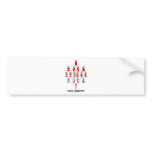 Logic Tesseract (Hasse Diagram) Bumper Sticker