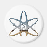 Logidea atheist atomic symbol fridge magnets