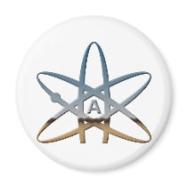 Logidea atheist atomic symbol fridge magnets