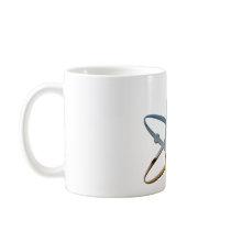 Logidea atheist atomic symbol coffee mug