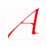 Logidea Atheist logo Postcard