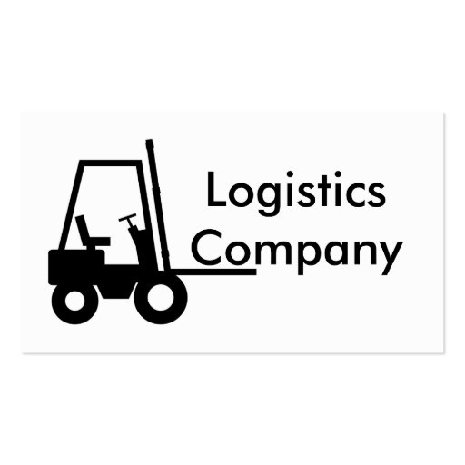 Logistics Company Business Card Templates (front side)