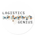 Logistics Genius stickers