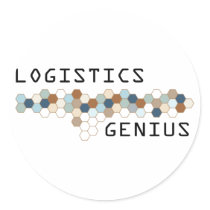 Logistics Genius stickers