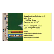 Logistics Transportation Move Goods Business Card