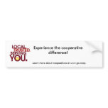 LOGO2010 copy, Experience the cooperative diffe... bumper stickers