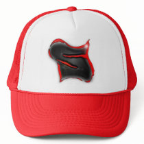 logo 2 lens flair on white hats