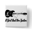 Logo 2" Pin/Button by agirlandherguitar Logo 2" Pin/Button