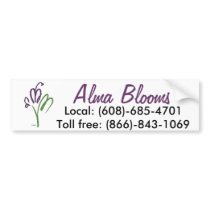 Logo and Name Bumper Stickers