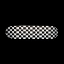 Logo checkered skateboard. skateboards