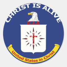 Logo CIA "Christ Is Alive" Sticker