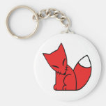 Logo Fox (red) Key Chains