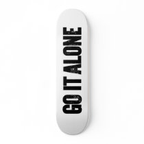 logo_GoItAlone_LP Custom Skate Board