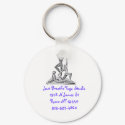 logo, Just Breathe Yoga Studio1918 N James StRo... keychains