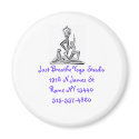 logo, Just Breathe Yoga Studio1918 N James StRo... magnets