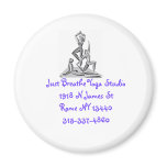 logo, Just Breathe Yoga Studio1918 N James StRo... magnets