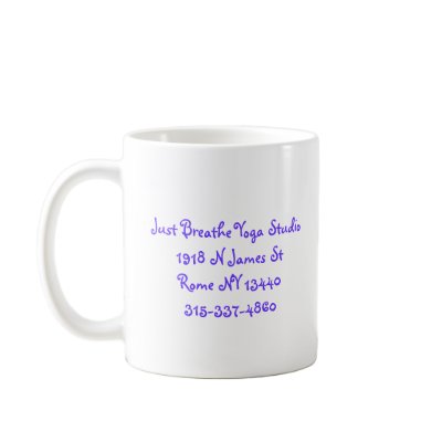 logo, Just Breathe Yoga Studio 191... - Customized Mugs by lantar