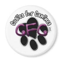 logo magnet cuties for canines