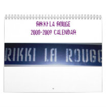 logo, RIKKI LA ROUGE 2008-2009 CALENDAR