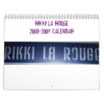logo, RIKKI LA ROUGE 2008-2009 CALENDAR