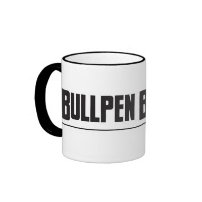 Logo Ringer Mug (black) by bullpenbulletins