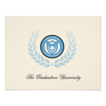 Logo School or University Graduation Announcements