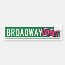 Logo sticker bumper sticker