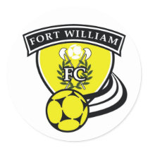 Logo -Team Kit - Fort William High... - Customized stickers by AmericasTeamFC Logo -Team Kit - Fort William High... - Customized stickers
