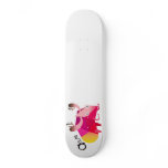 Logo White Skate Board Deck