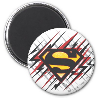 Logo with Black and Red Strikes magnets