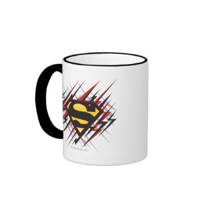 Logo with Black and Red Strikes mugs