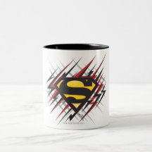 Logo with Black and Red Strikes Mugs