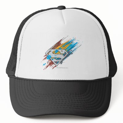 Logo with paint streaks hats