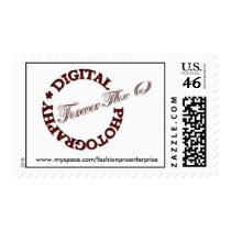 Logo, www.myspace.com/fashionproen... - Customized postage