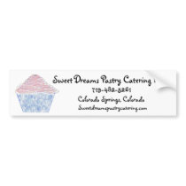logoc, Sweet Dreams Pastry Catering LLC, Sweetd... bumper stickers