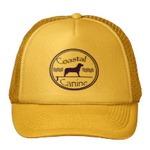 logotipo canino costero gorros  
