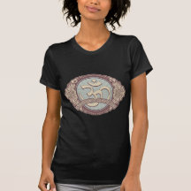 Logotipo de Devanagari OM del vintage Camiseta