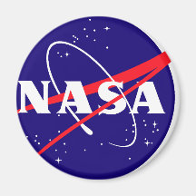 Logotipo de la albóndiga de la NASA Imán De Nevera