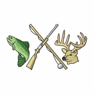 Logotipo de la pesca y de la caza Logotipo de la pesca y de la caza