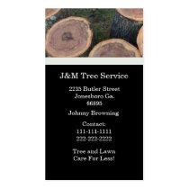 Logs Business Card business cards