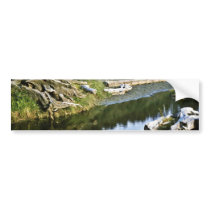 Logs In Creek, Gold Bluffs Beach Bumper Sticker