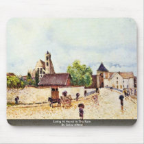 Loing At Moret In The Rain By Sisley Alfred Mousepad