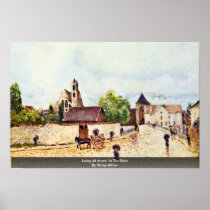 Loing At Moret In The Rain By Sisley Alfred Print
